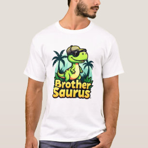 Camiseta Brothersaurus – Hermano Dinosaurio de Dibujos Dive