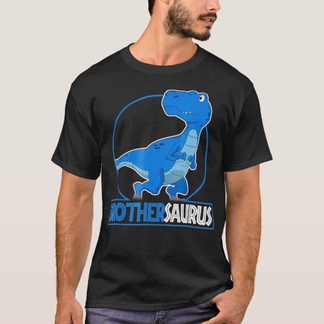 Camiseta Brothersaurus Rex Shirt Dinosaur T-Rex (Anverso)