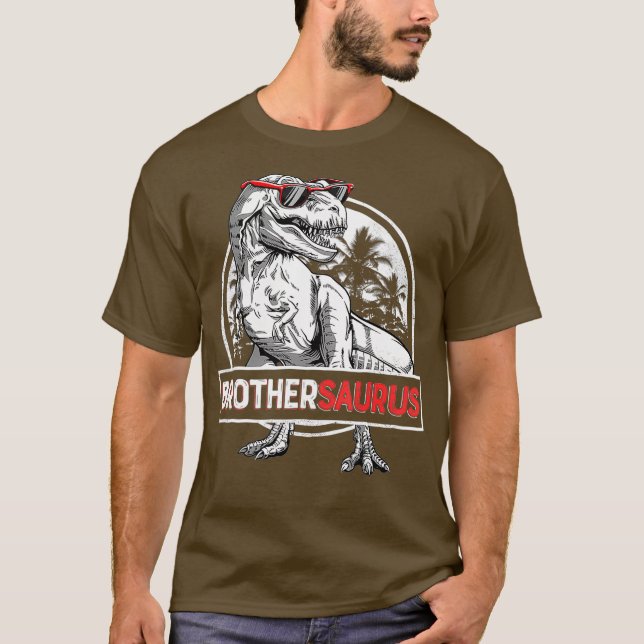 Camiseta Brothersaurus T rex Brother Saurus Boys (Anverso)