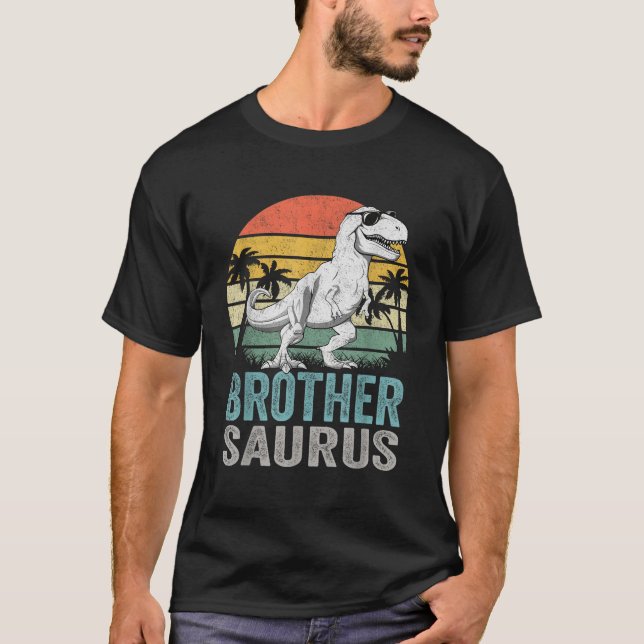 Camiseta Brothersaurus T Rex Dinosaur Brother Saurus Family (Anverso)