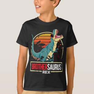 Camiseta Brothersaurus Trex Dinosaur Brother Saurus Matchin