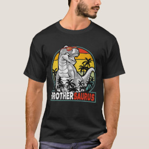 Camiseta Brothersaurus Vintage T Rex Dinosaur Big Brother S