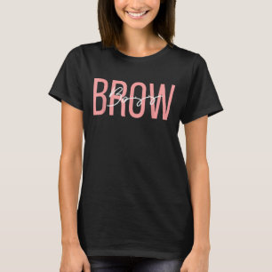 Camiseta Brow Boss Eyebrow Shaping Lash Stylist Hair Vestid