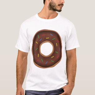 Camiseta Brown Donut, Personalizado divertida