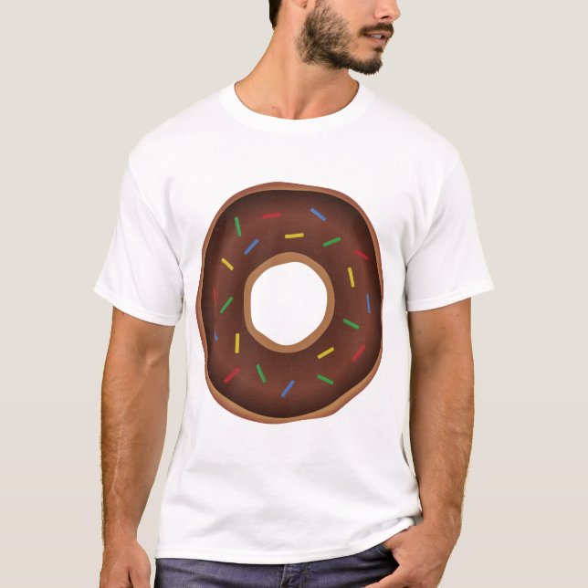 Camiseta Brown Donut, Personalizado divertida (Anverso)