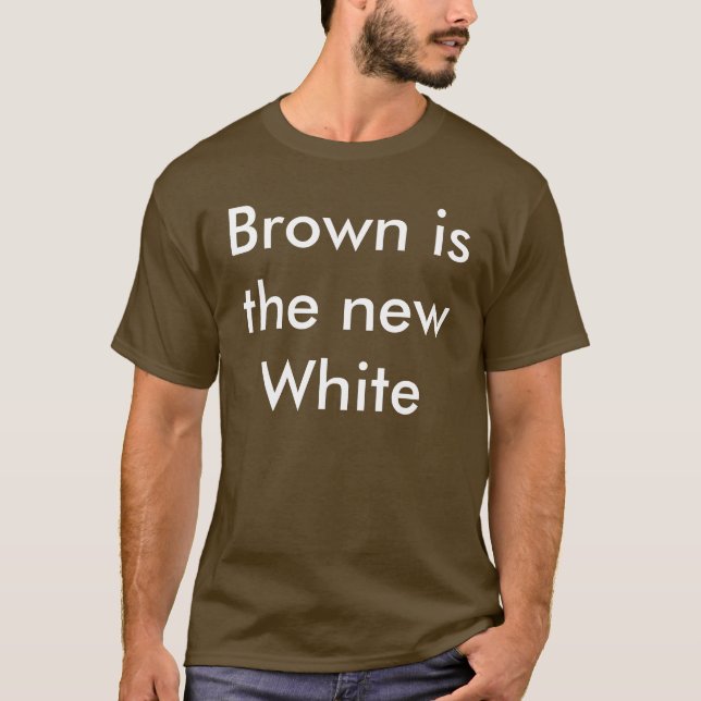 Camiseta Brown es el nuevo blanco (Anverso)