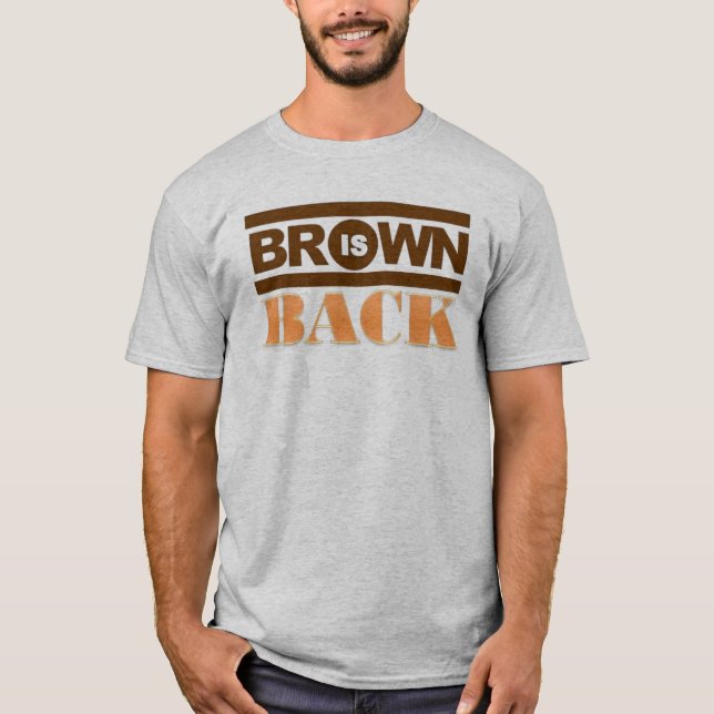 Camiseta BROWN está detrás (Anverso)