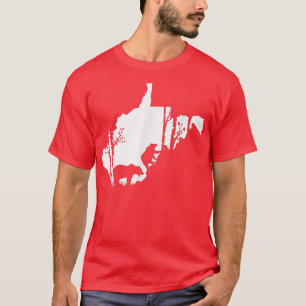 Camiseta Brown Grizzly Bear Hunting - West map Virginia Hun