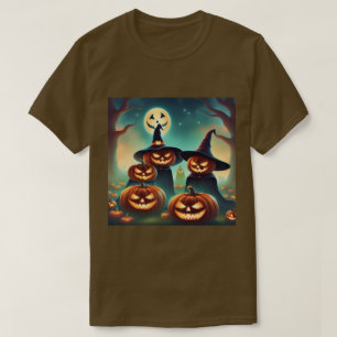 Camiseta Brown Moonlight Dreamy Pumpkins