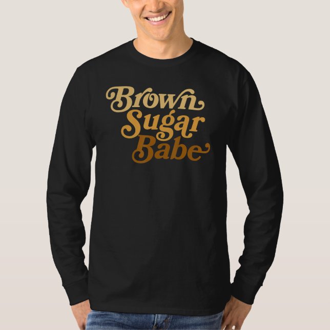 Camiseta Brown Sugar Babe Afro Queen Black Women Pride Mela (Anverso)