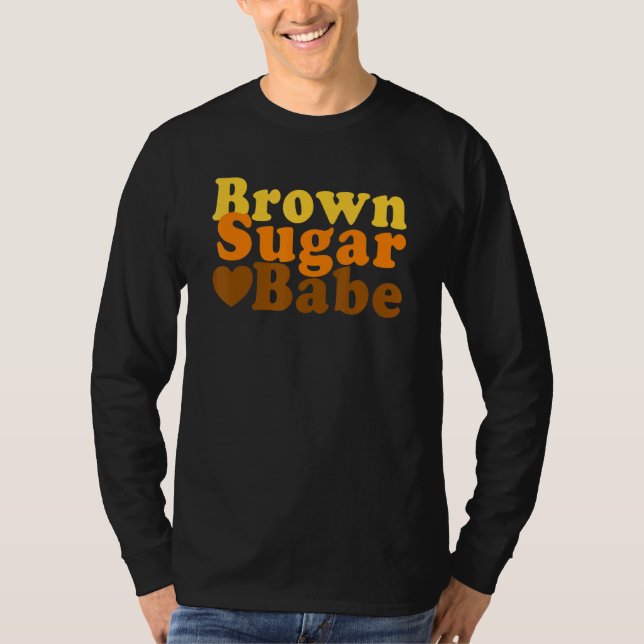 Camiseta Brown Sugar Babe Orgullosas Mujeres Negras Mom Afr (Anverso)