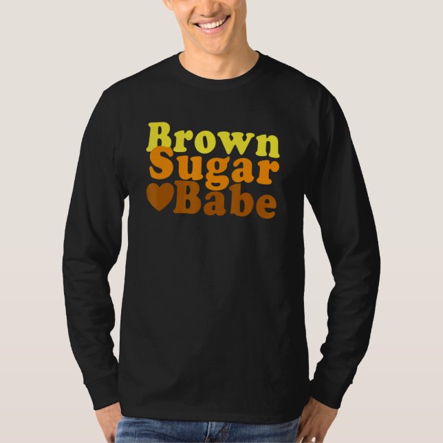 Camiseta Brown Sugar Babe Orgullosas Mujeres Negras Mom Afr (Anverso)