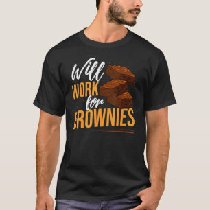 Camiseta Brownie Cookie Receta Barras Mezclar Keto