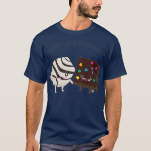 Camiseta Brownie Cósmica Y Té De Cebra