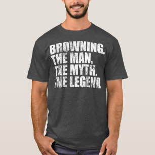 Camiseta BrowningBrowning Apellido Browning apellido Br