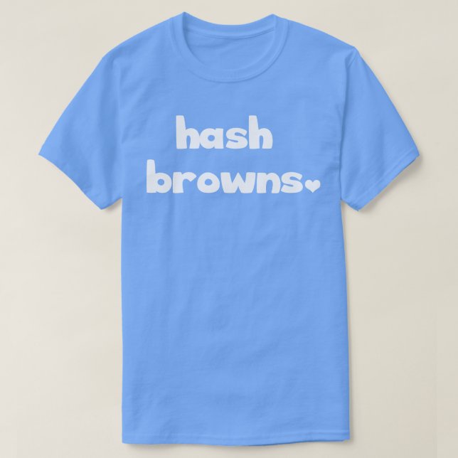 Camiseta browns hash (Diseño del anverso)