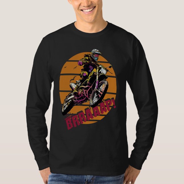 Camiseta Brraaap Dirt Bike Motocross (Anverso)