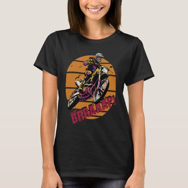 Camiseta Brraaap Dirt Bike Motocross (Anverso)