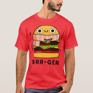 Camiseta Brrger Cute Freezing Burger Pun