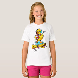 Camiseta Brrr-illiant, Pato de Navidad, Nombre Per