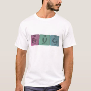Camiseta Bruce como cerio del uranio del bromo