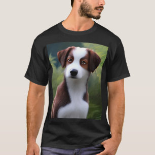 Camiseta Bruce El Borde Collie Puppy, Tshirt
