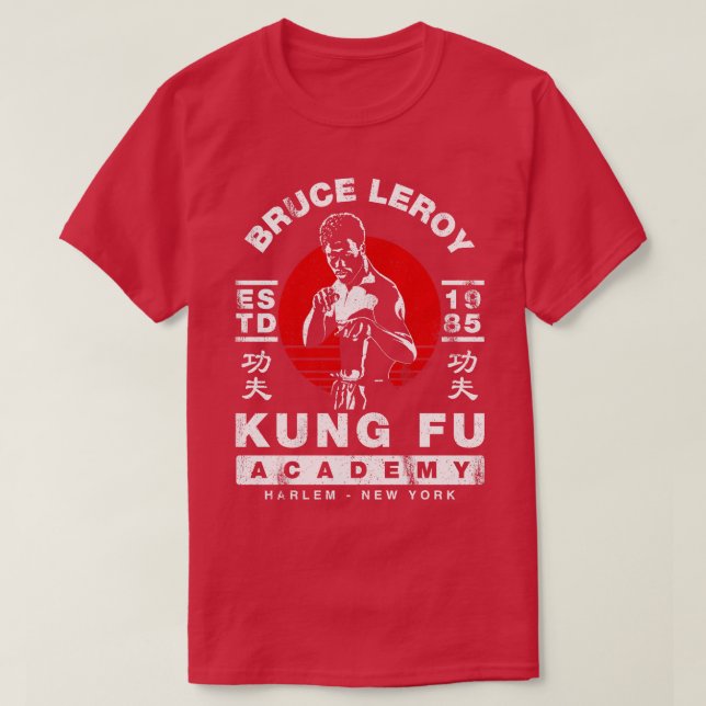 Camiseta Bruce Leroy Academy (Diseño del anverso)