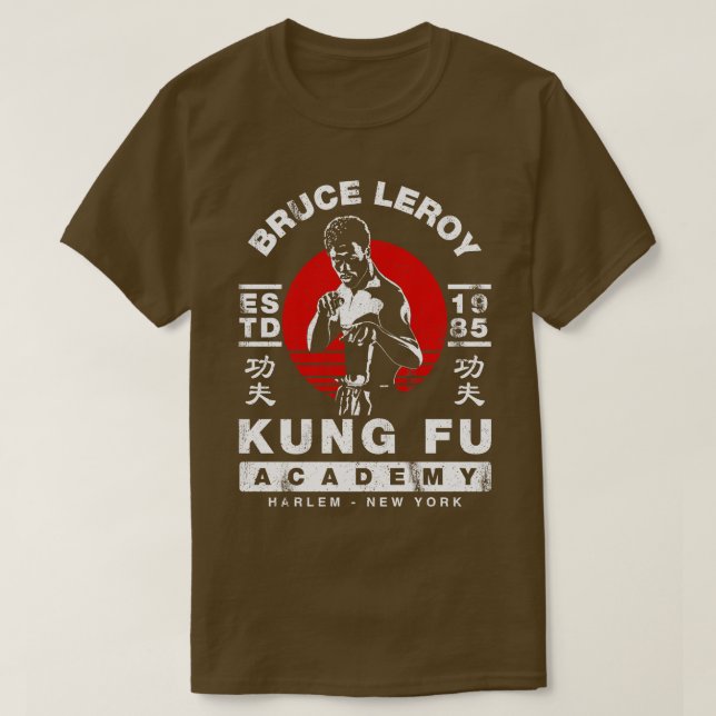 Camiseta Bruce Leroy Academy (Diseño del anverso)