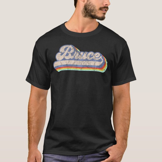 Camiseta Bruce Name Personalizado (Anverso)