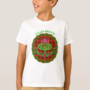 Camiseta Bruce Scottish Tartán Celtic Thistle