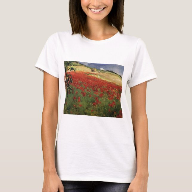 Camiseta BRUCE, William Blair amapolas flores rojas de amap (Anverso)