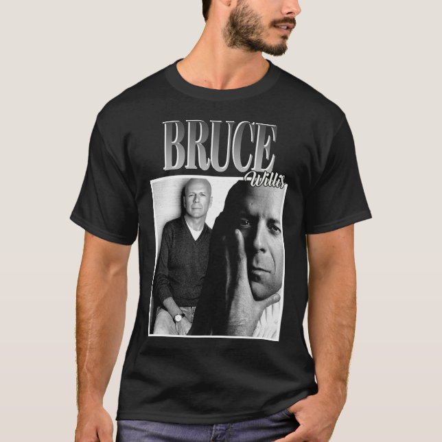 Camiseta Bruce Willis T-Shirt Classic T-Shirt (Anverso)