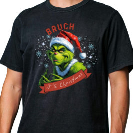 Camiseta "Bruch, son Navidades", AI Art Sassy Grinch