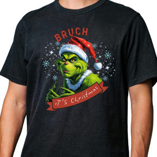 Camiseta "Bruch, son Navidades", AI Art Sassy Grinch