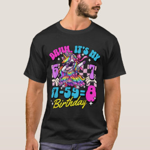 Camiseta Bruh 67-59=8 cumpleaños número 8 princesa unicorni