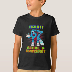 Camiseta Bruh 67 Seis Siete 6-7 Divertido Meme de Brainrot