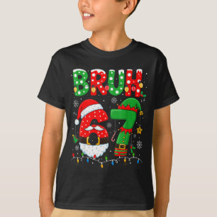 Camiseta Bruh 67 Seis Siete 6 7 Meme Navidad Divertido Chic