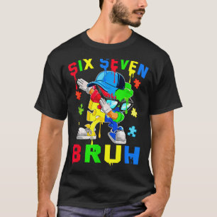 Camiseta Bruh 67 seis siete rompecabezas haciendo dabbing c