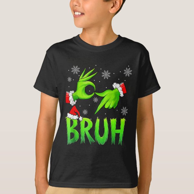 Camiseta Bruh 67 Six Seven 6 7 Meme Christmas Funny Gen Alp (Anverso)