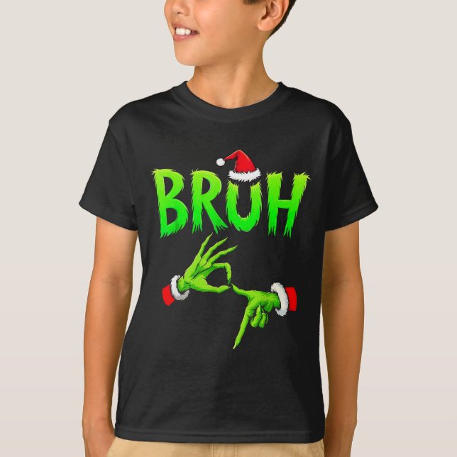 Camiseta Bruh 67 Six Seven 6 7 Meme Christmas Funny Gen Alp (Anverso)