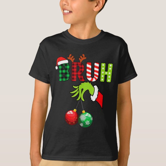 Camiseta Bruh 67 Six Seven 6 7 Meme Christmas Funny Gen Alp (Anverso)