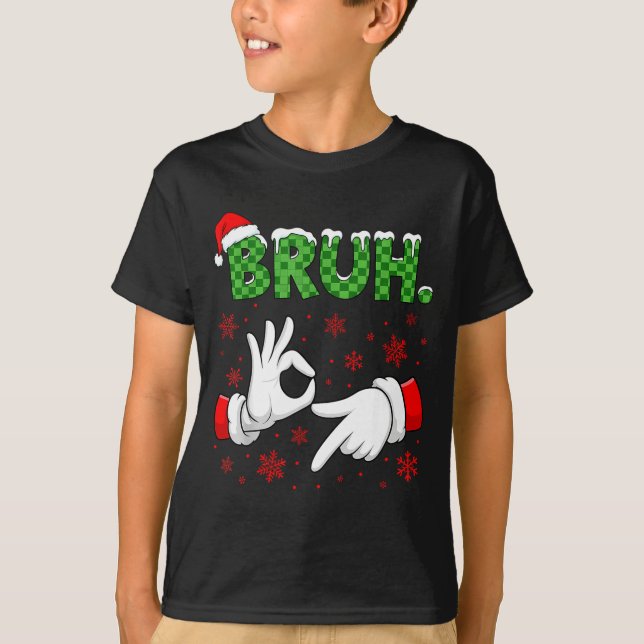 Camiseta Bruh 67 Six Seven 6 7 Meme Christmas Funny Gen Alp (Anverso)