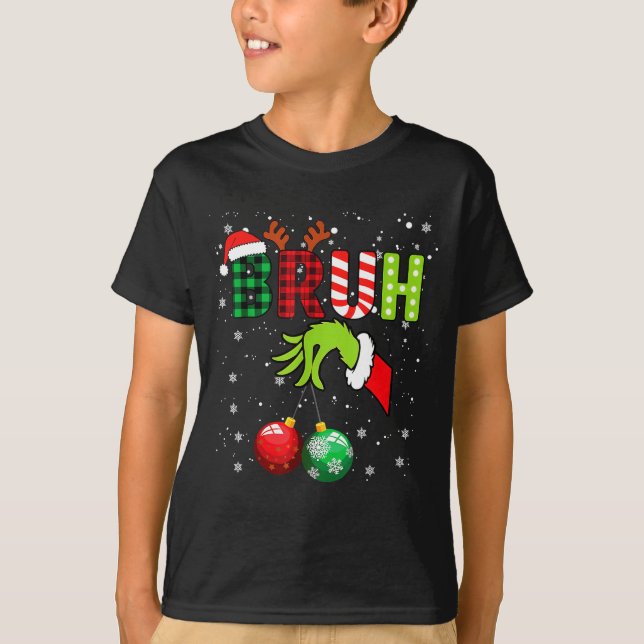 Camiseta Bruh 67 Six Seven 6 7 Meme Christmas Funny Gen Alp (Anverso)