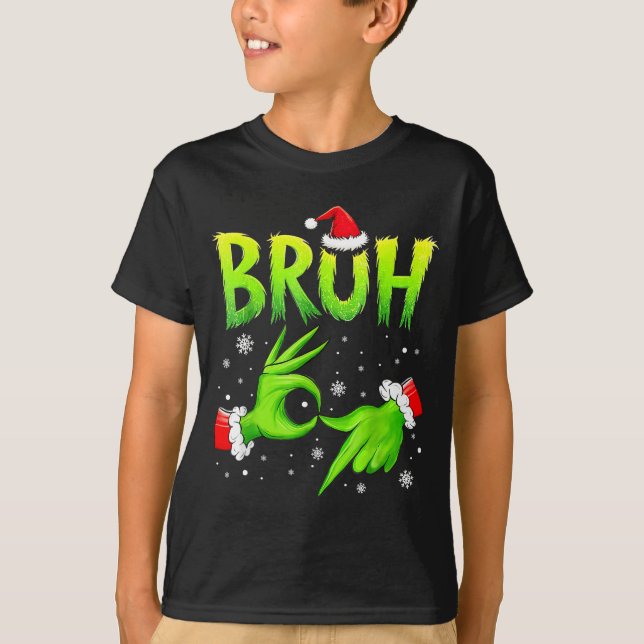 Camiseta Bruh 67 Six Seven 6 7 Meme Christmas Funny Gen Alp (Anverso)