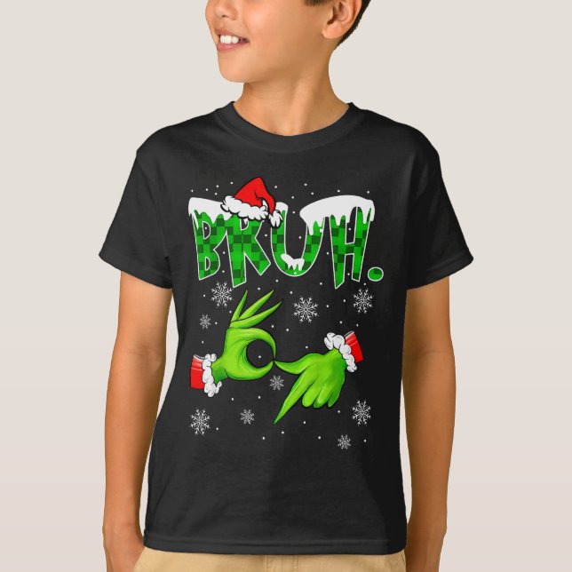 Camiseta Bruh 67 Six Seven 6 7 Meme Christmas Funny Gen Alp (Anverso)