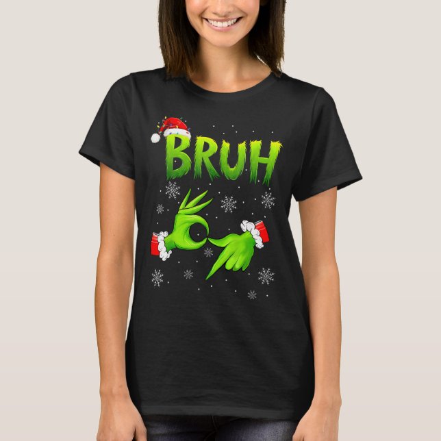 Camiseta Bruh 67 Six Seven 6 7 Meme Christmas Funny Gen Alp (Anverso)