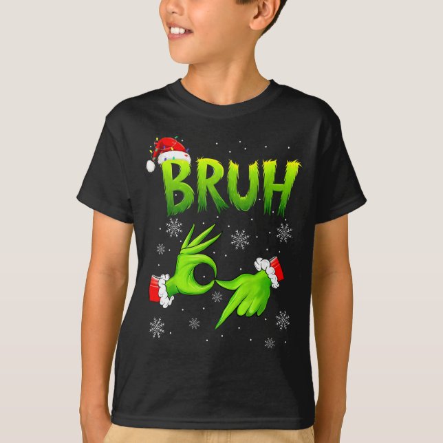 Camiseta Bruh 67 Six Seven 6 7 Meme Christmas Funny Gen Alp (Anverso)