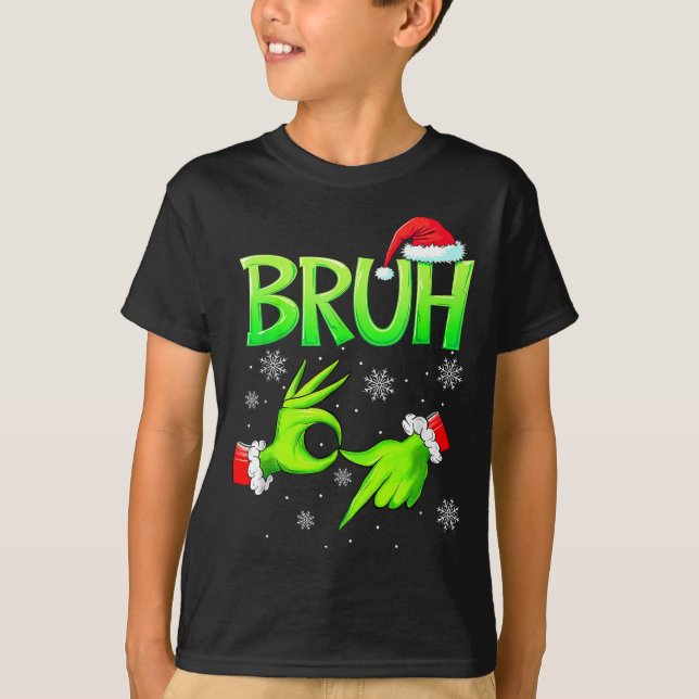 Camiseta Bruh 67 Six Seven 6 7 Meme Christmas Funny Gen Alp (Anverso)