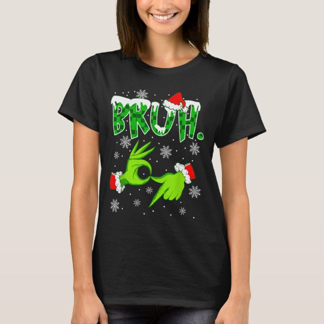 Camiseta Bruh 67 Six Seven 6 7 Meme Christmas Funny Gen Z S (Anverso)