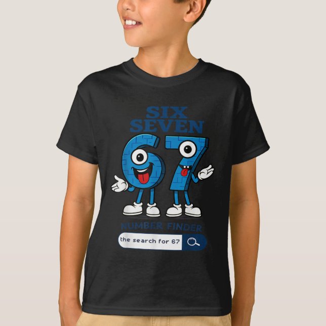 Camiseta Bruh 67 Six Seven 6-7 Talian Brainrot Meme For Kid (Anverso)